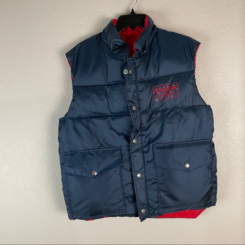 Running Scared Promo Talk Puffer Vest Reversible